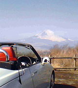 富士山とコペン