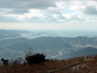 鷲ヶ峰から湯浅方面（たぶん）を望む