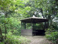 早雲公園のあずまや。公園ていうかただの山。