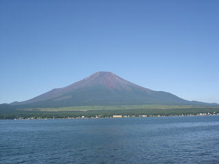 富士山真正面！