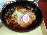 佐野ラーメン。青竹で打つ麺が特徴だとか。