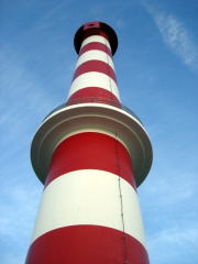 ノシャップ岬の灯台。日本で２番目に高いんだとか。